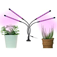 Los mejores  - Luz de cultivo-luz LED para plantas de interior- luz de crecimiento para plantas de interior-cuello de cisne ajustable…
